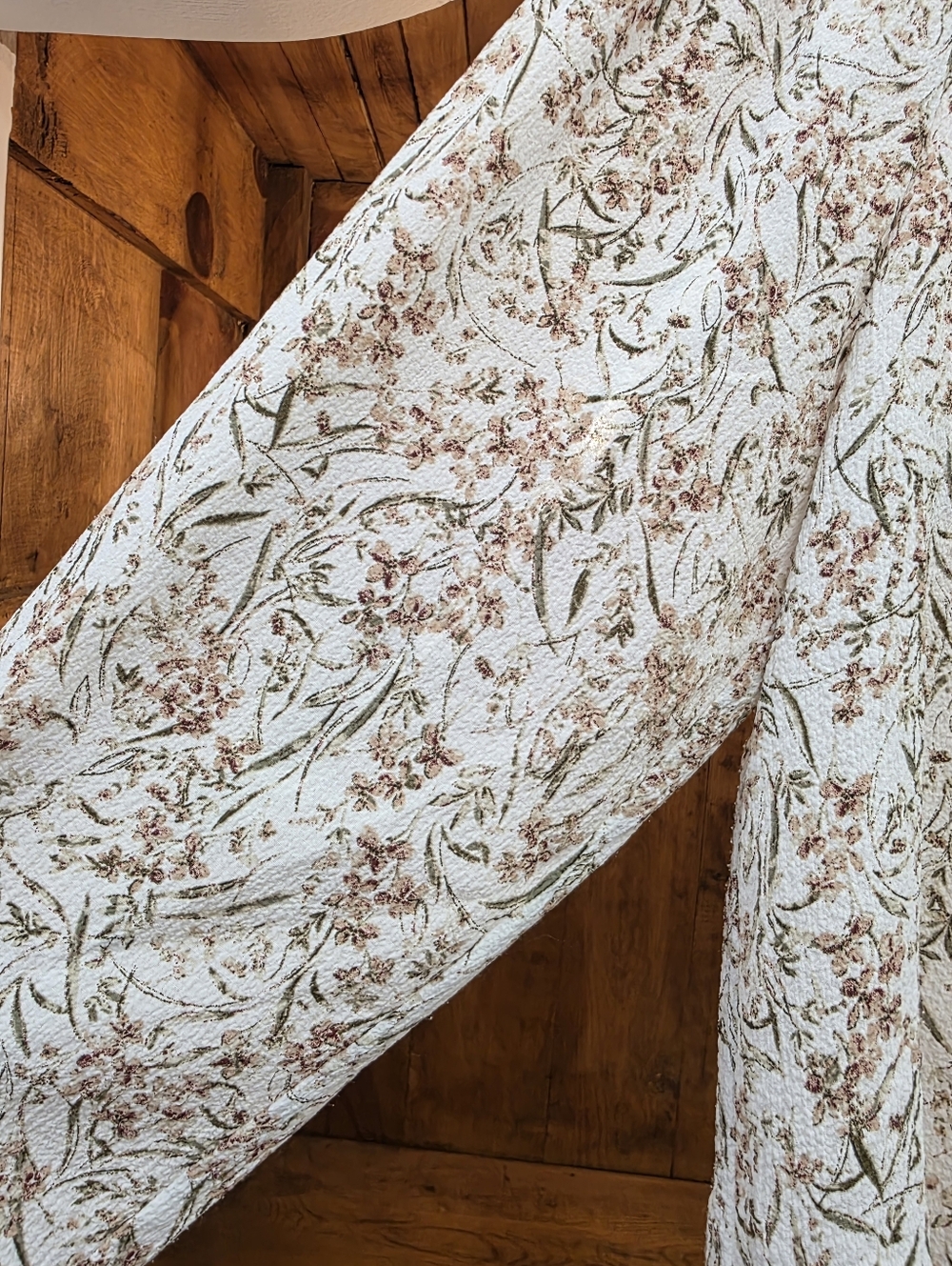 RW&CO Floral Tie Neck Blouse | Size Large | Romantic Boho Lightweight Top - Picture 5 of 16